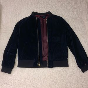 Tommy Hilfiger navy blue bomber jacket